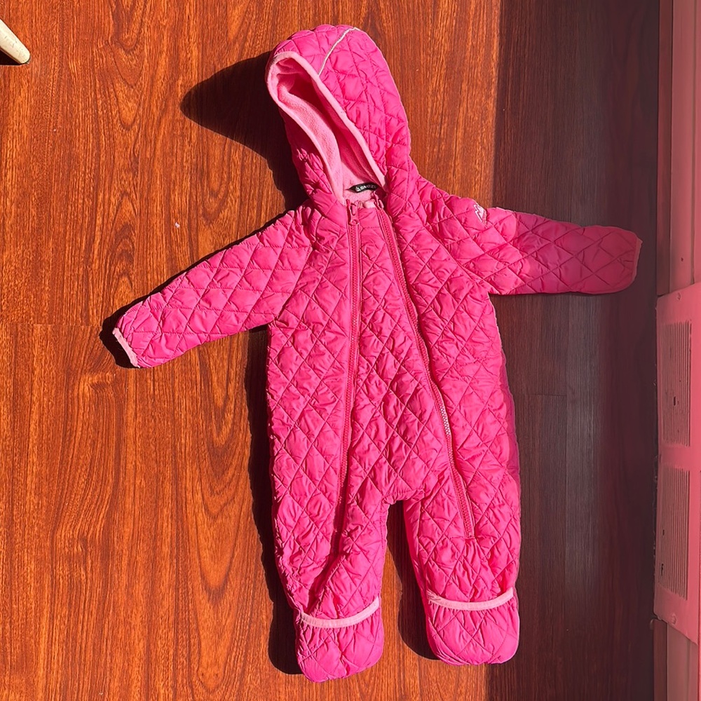 Pink Snozu 9-12mo Baby Snowsuit